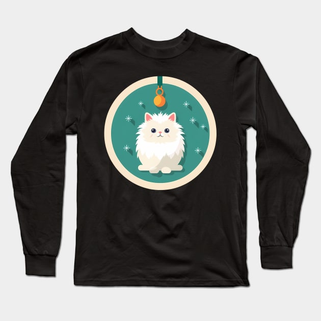 Persian Cat Xmas  Ornament, Love Cats Long Sleeve T-Shirt by dukito